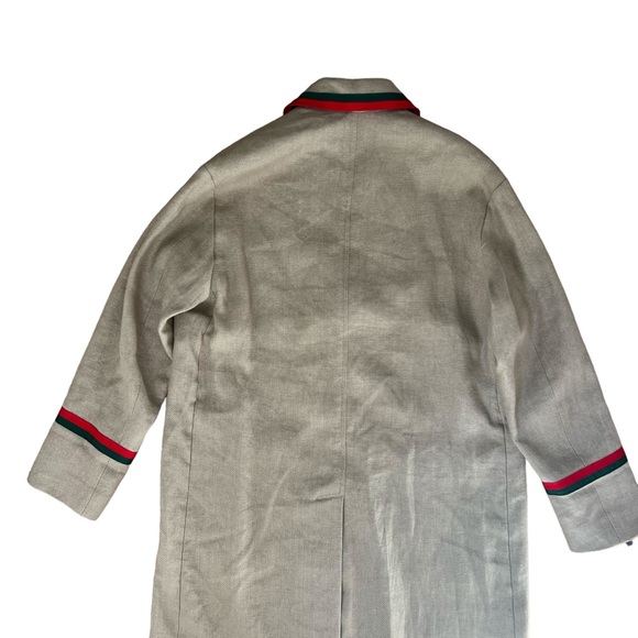Gucci Garden 2017 Collection Alessandro Michele Linen Coat Size IT38 / US M - Picture 5 of 14